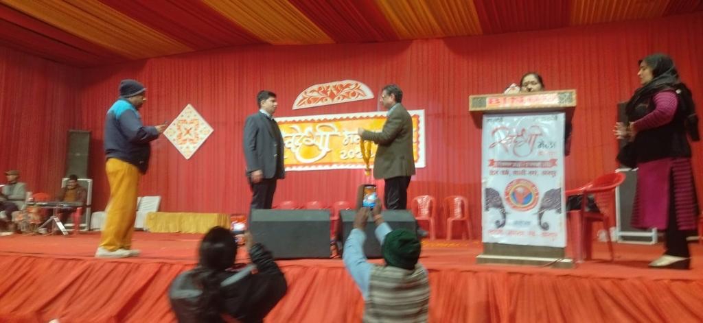 Felicitation by Swadeshi Jagran Manch, Kanpur